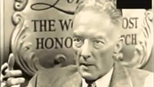 Admiral Byrd during his interview about the South Pole